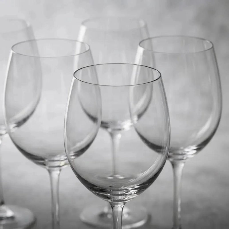SET DE 6 COPAS DE VINO TRANSPARENTES DE 385 ML - 10