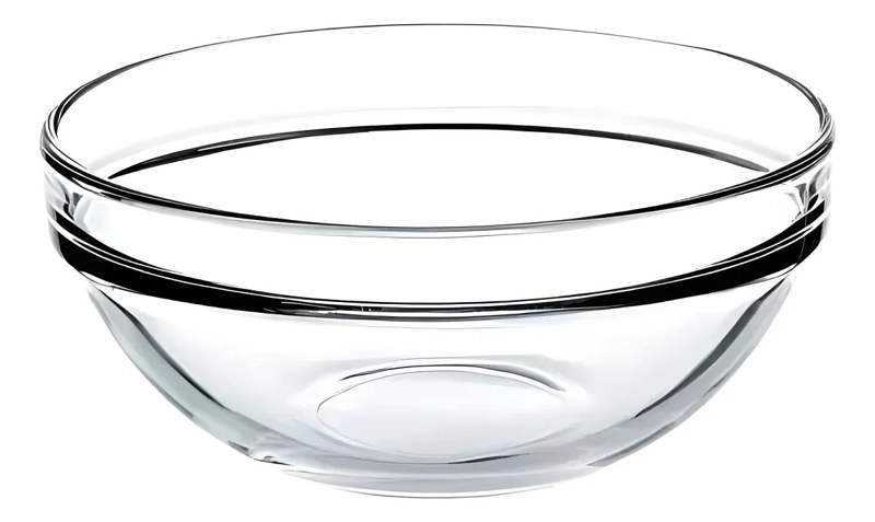 SET DE 6 BOWLS DE VIDRIO TEMPLADO DE 10.5 CM - 1