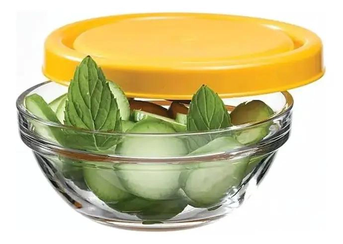 SET DE 6 BOWLS DE VIDRIO TEMPLADO DE 10.5 CM - 3