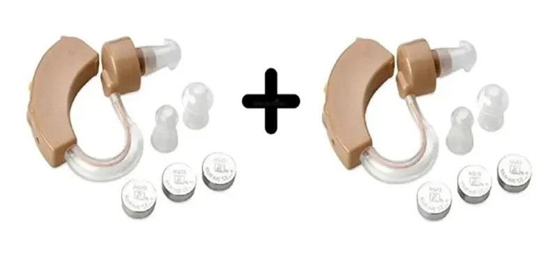 PACK DE 2 AUDIFONOS ERGONOMICOS PARA MEJORAR LA AUDICION - 2