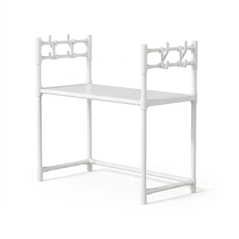 ESTANTE ORGANIZADOR DE COCINA METALICO DE 2 NIVELES - 1