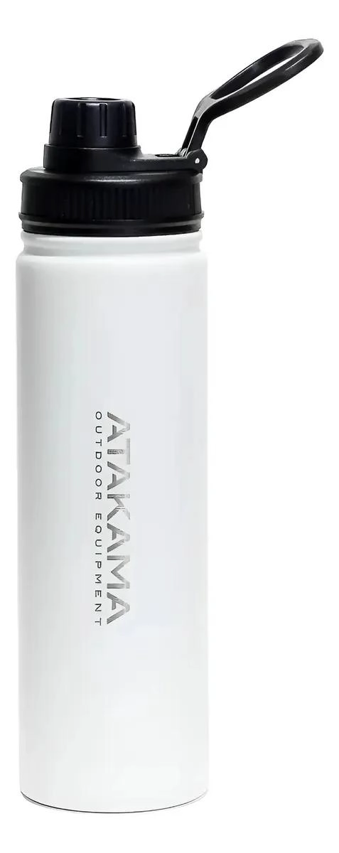 TERMO BOTELLA TE RMICA 690 ML COLOR BLANCO PARA EXTERIOR - 1