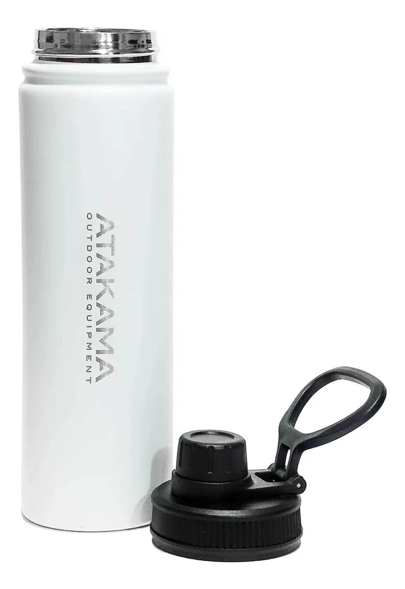 TERMO BOTELLA TE RMICA 690 ML COLOR BLANCO PARA EXTERIOR - 3