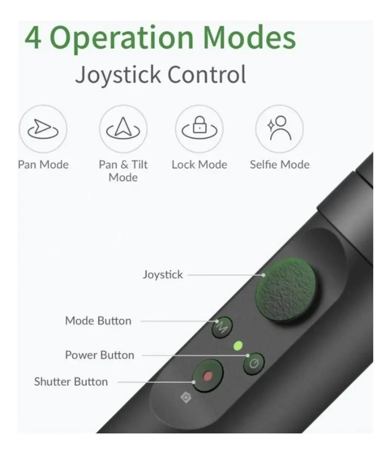 ESTABILIZADOR GIMBAL DE 3 EJES PARA CAMARAS DE ACCION - 2