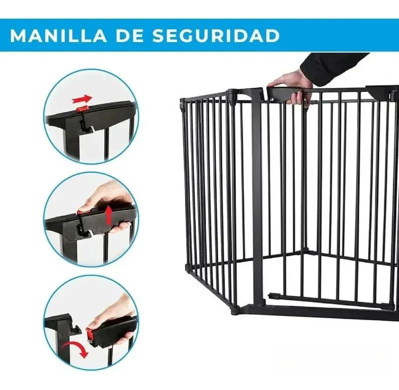 REJA DE SEGURIDAD PLEGABLE PARA CHIMENEAS Y ESTUFAS - 7