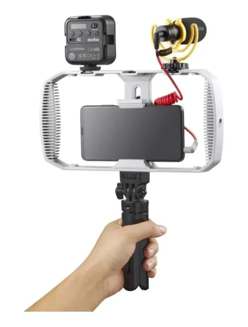 KIT DE ESTABILIZACION Y GRABACION PARA SMARTPHONE CON ACCESORIOS - 4