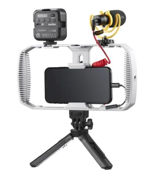 KIT DE ESTABILIZACION Y GRABACION PARA SMARTPHONE CON ACCESORIOS - 5