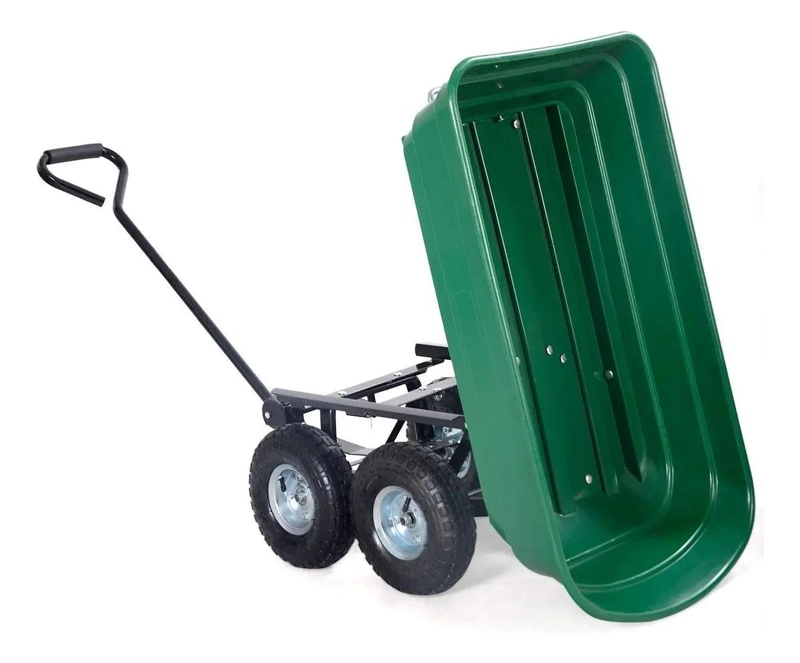 CARRO ARRASTRE MULTIPROPOSITO ABATIBLE 200KG PARA JARDIN - 5