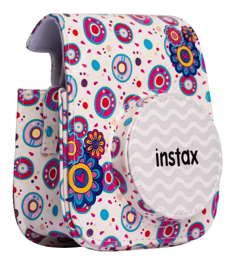 ESTUCHE FLORAL PARA CAMARA INSTAX MINI 11 Y 12 CON 20 FOTOS - 2