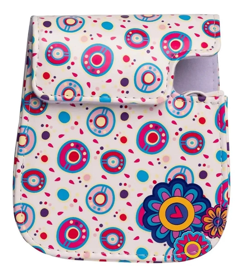 ESTUCHE FLORAL PARA CAMARA INSTAX MINI 11 Y 12 CON 20 FOTOS - 4