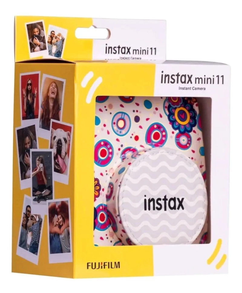 ESTUCHE FLORAL PARA CAMARA INSTAX MINI 11 Y 12 CON 20 FOTOS - 6