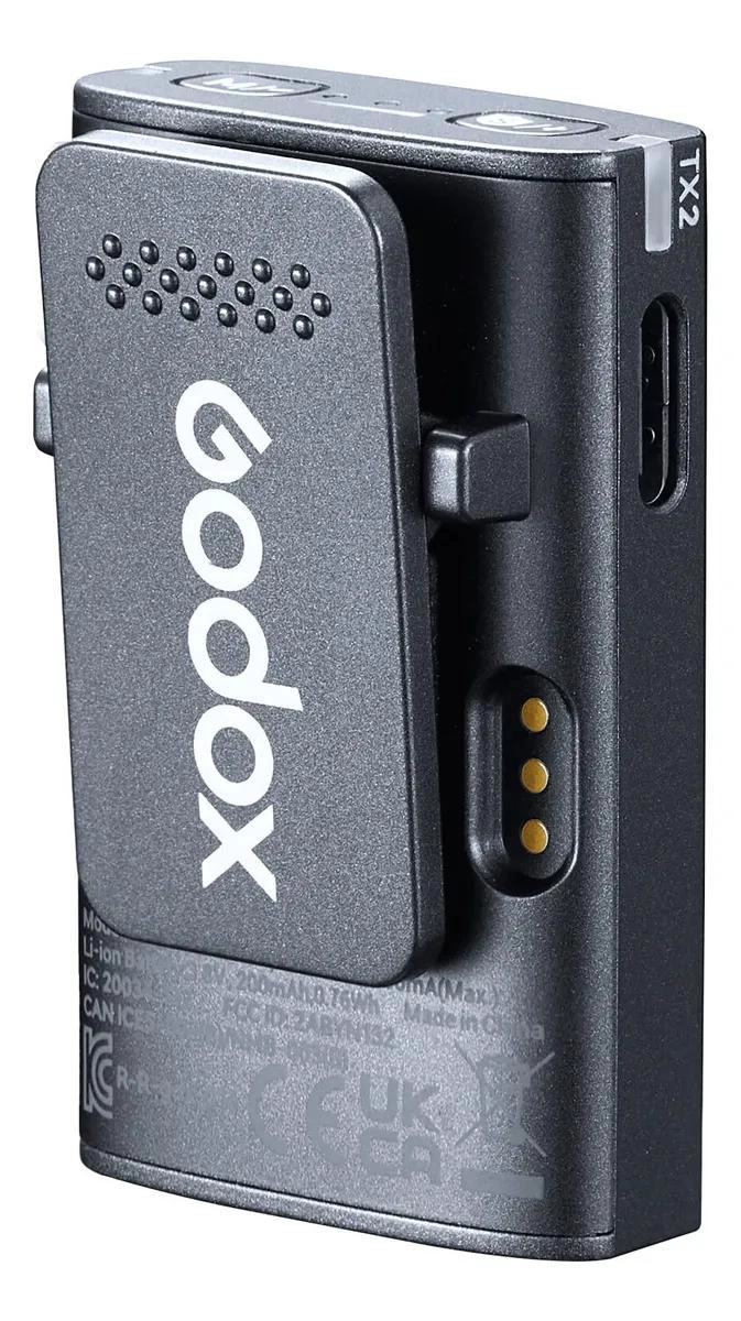 KIT DE MICROFONO INALAMBRICO DOBLE PARA CAMARAS Y MOVILES - 7