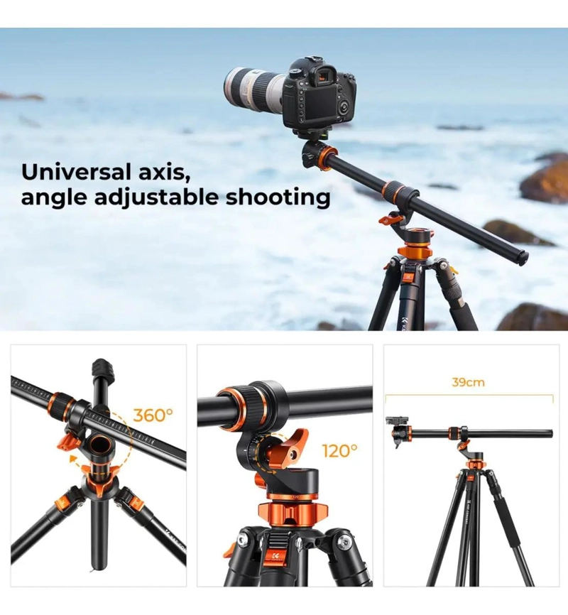 TRIPODE PROFESIONAL 360° CON MONOPODE PARA FOTOGRAFIA - 4