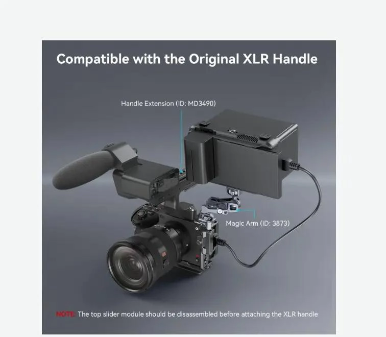 JAULA DE PROTECCION PARA CAMARA SONY FX30 FX3 CON ACCESORIOS - 1