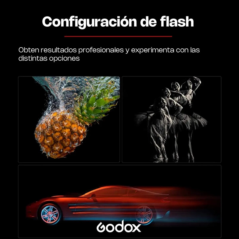 FLASH GODOX TTL HSS PARA CANON CON SISTEMA INALAMBRICO 2.4G - 8