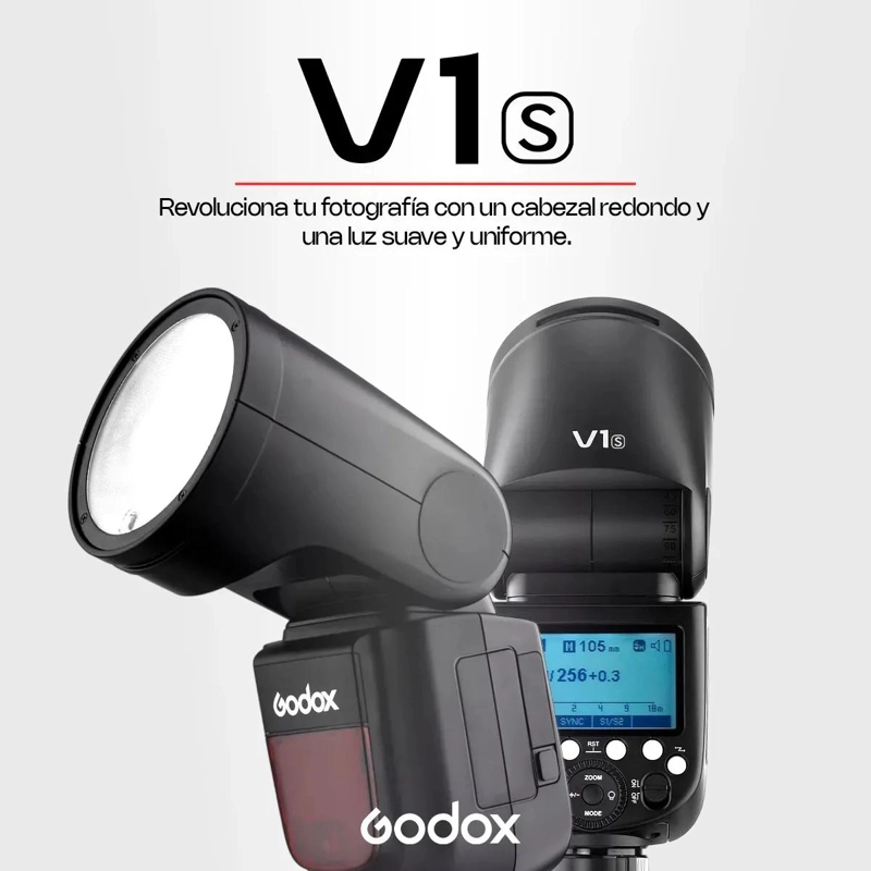 FLASH PROFESIONAL CON CABEZAL REDONDO Y BATERIA RECARGABLE PARA SONY - 2