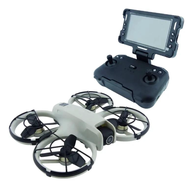 DRONE BLANCO CON CAMARA Y CONTROL REMOTO PARA VUELO FPV - 2