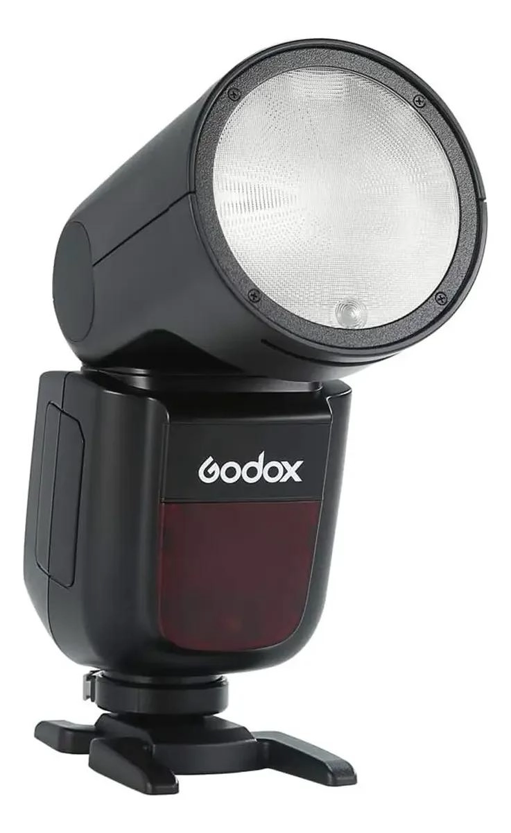 FLASH RECARGABLE GODOX V1 PARA CANON CON LUZ MODELADO - 1