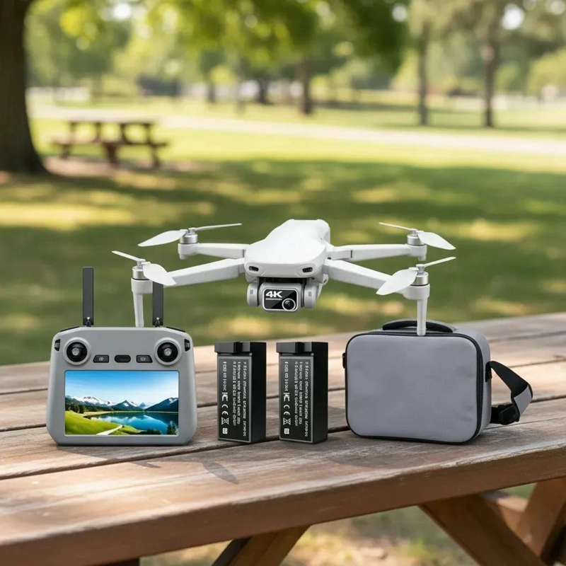DRONE PROFESIONAL CON CAMARA 4K Y 2 BATERIAS - 2