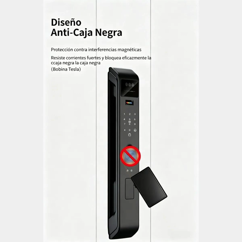 CERRADURA INTELIGENTE CON RECONOCIMIENTO FACIAL Y CAMARA - 7