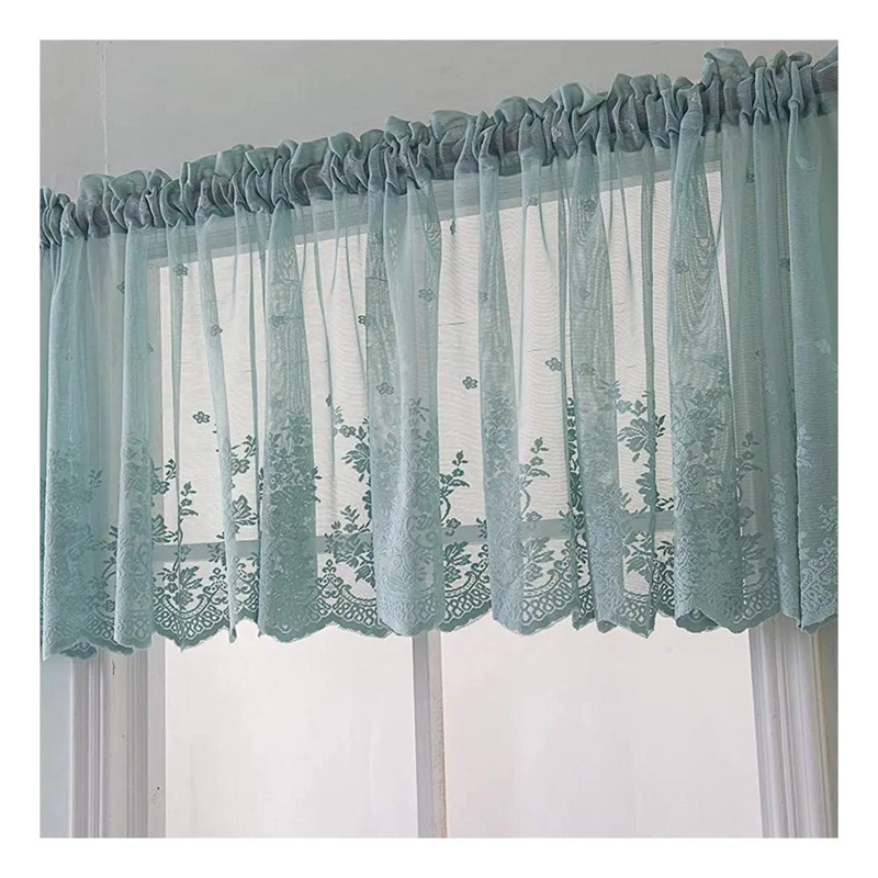 CENEFA DE ENCAJE BORDADO PARA VENTANAS Y PUERTAS DECORATIVAS - 6