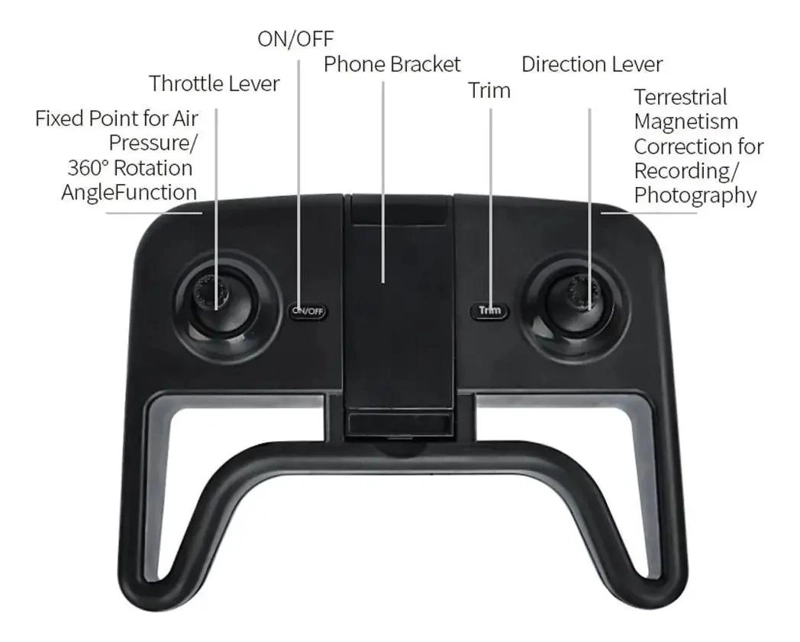 DRON PLEGABLE CON CAMARA DUAL 1080P Y CONECTIVIDAD WIFI - 3
