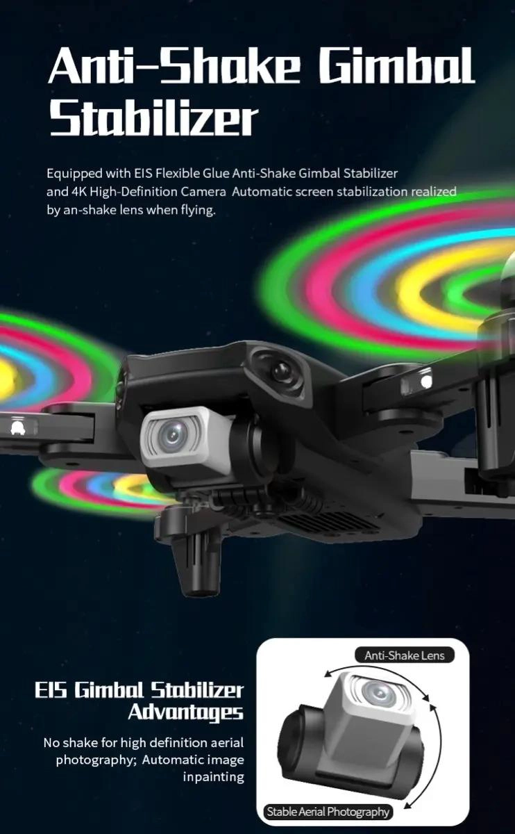 DRON PLEGABLE CON CAMARA DUAL 1080P Y CONECTIVIDAD WIFI - 4