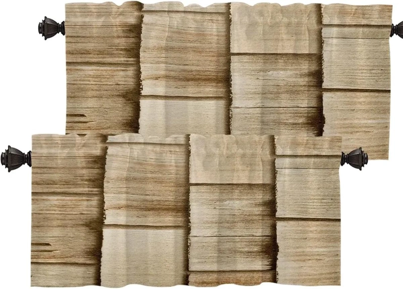 CENEFAS DE COCINA BEIGE DE MADERA PARA VENTANAS - 1