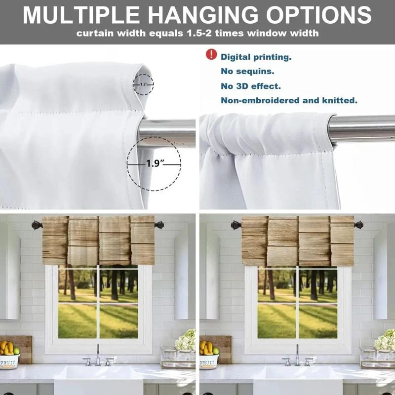 CENEFAS DE COCINA BEIGE DE MADERA PARA VENTANAS - 5