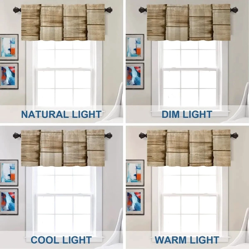 CENEFAS DE COCINA BEIGE DE MADERA PARA VENTANAS - 6