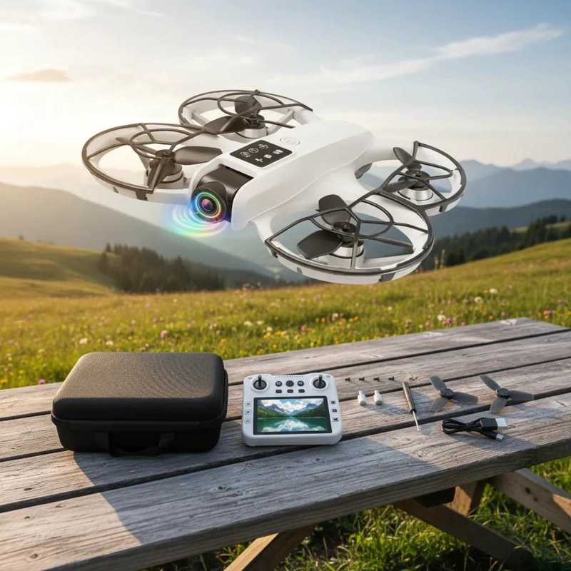 DRONE FPV E88 PRO CON CAMARA 4K HD PARA GRABACION - 2