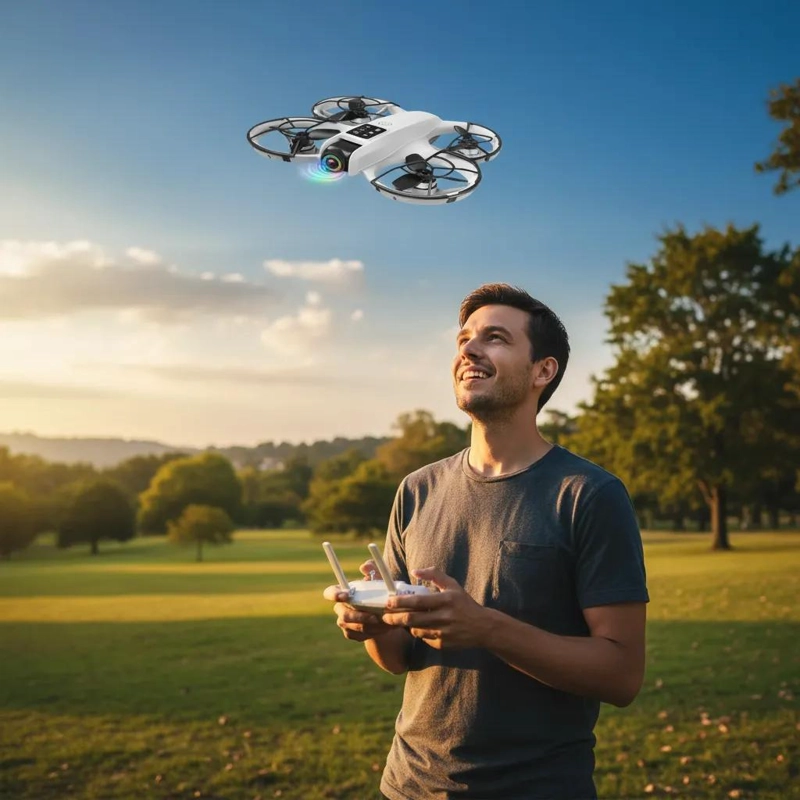 DRONE FPV E88 PRO CON CAMARA 4K HD PARA GRABACION - 3