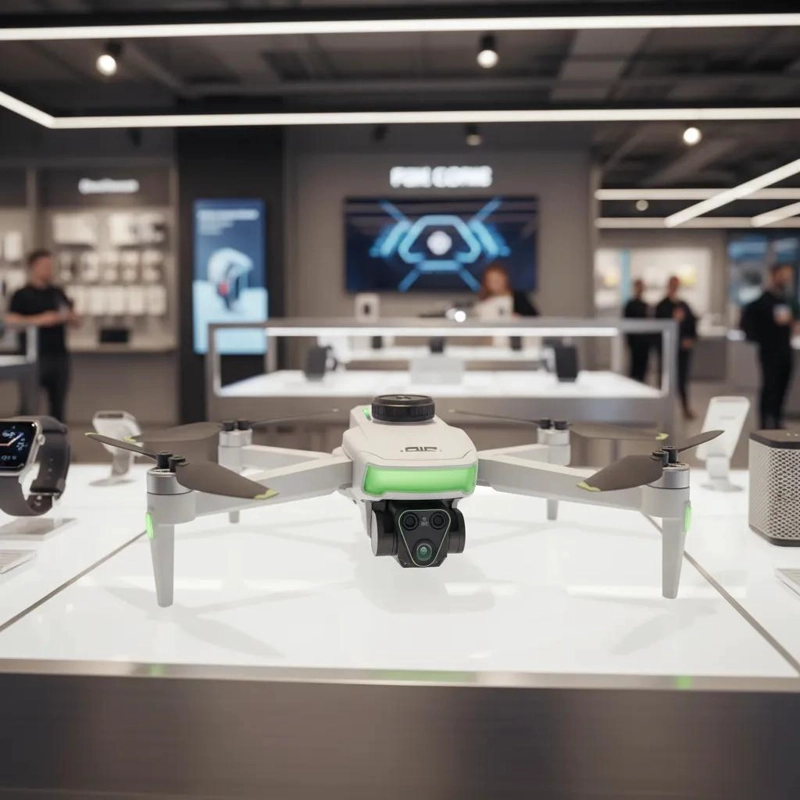 DRONE PROFESIONAL CON CAMARA 4K Y PANTALLA GRANDE - 4