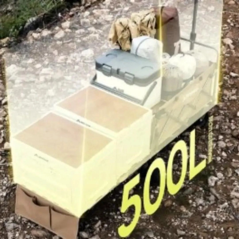 CARRO PLEGABLE REFORZADO PARA CARGA PESADA 150KG - 1
