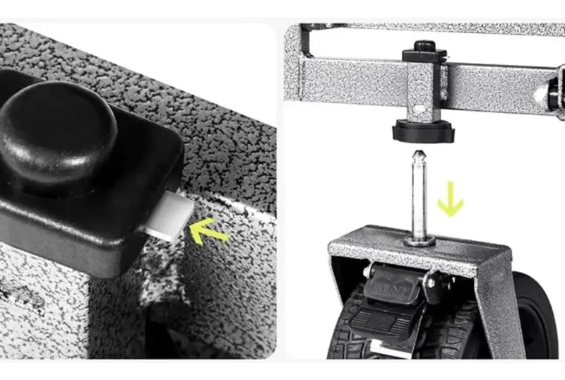 CARRO PLEGABLE REFORZADO PARA CARGA PESADA 150KG - 3