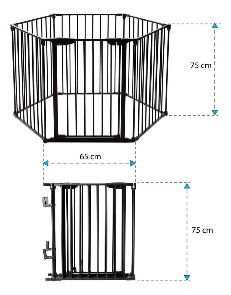 REJA DE SEGURIDAD ADAPTABLE PARA CHIMENEAS Y ESTUFAS - 4