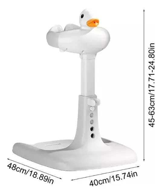 SOPORTE DE DUCHA AJUSTABLE PARA NIÑOS CON DISEÑO DE PATO - 3