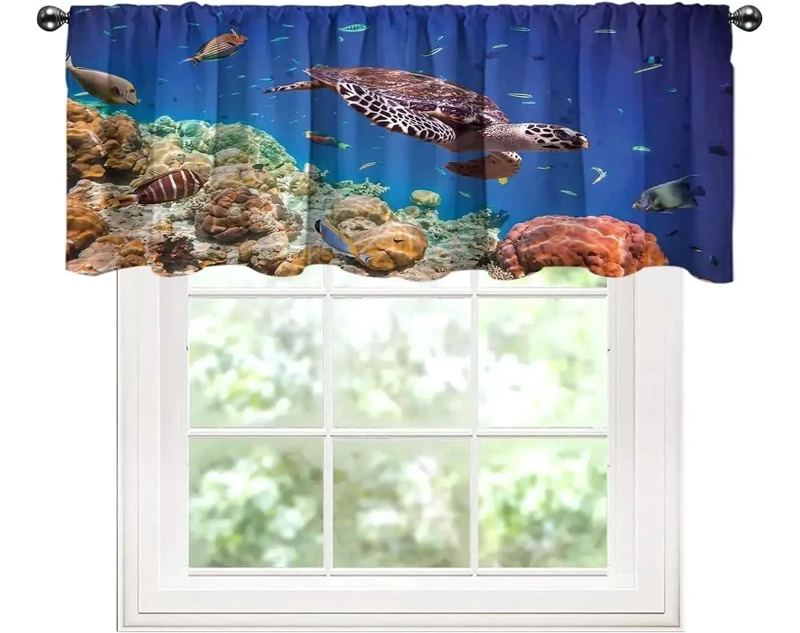 CENEFAS MARINAS DECORATIVAS PARA VENTANAS 36 X 18 PULGADAS - 1