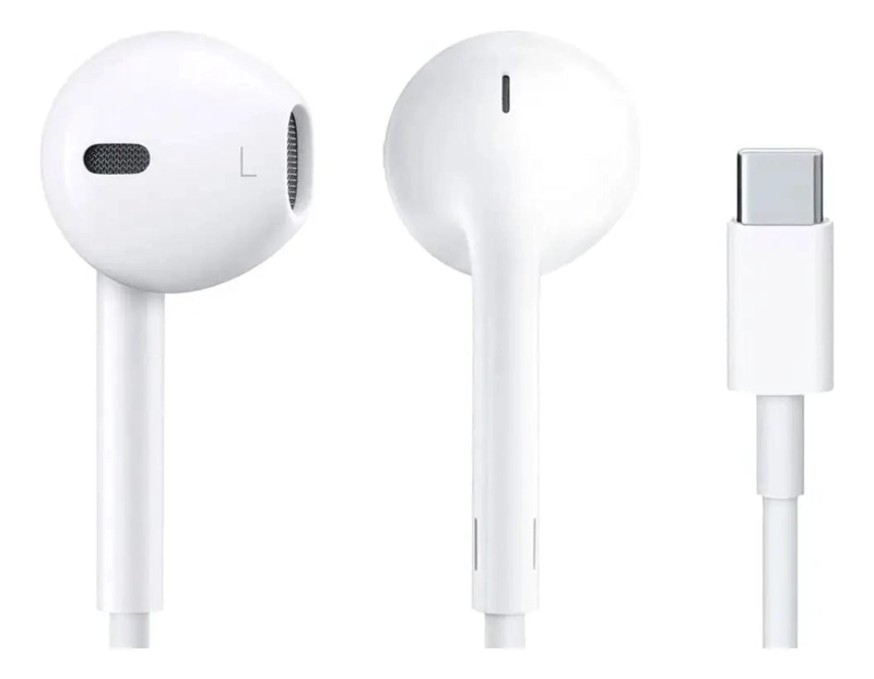 AUDIFONOS IN EAR TIPO C PARA IPHONE Y SAMSUNG CON CONTROL REMOTO - 2