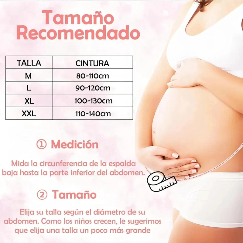 FAJA DE SOPORTE PRENATAL AJUSTABLE PARA EMBARAZO - 2