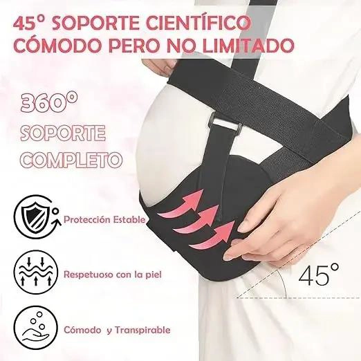 FAJA DE SOPORTE PRENATAL AJUSTABLE PARA EMBARAZO - 4