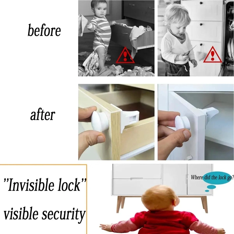PACK DE 8 CERRADURAS MAGNE TICAS PARA SEGURIDAD INFANTIL - 7