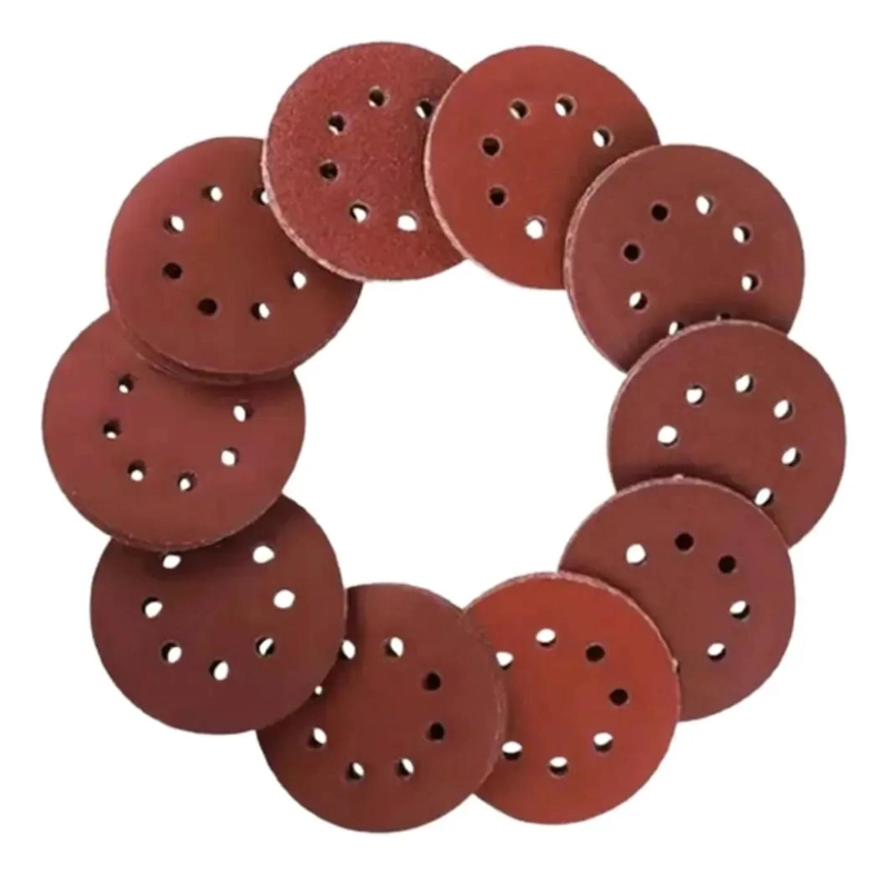 SET DE 120 LIJAS VELCRO DE 125MM PARA MULTIPLES SUPERFICIES - 1