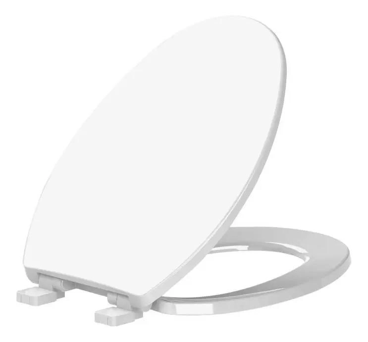 ASIENTO DE INODORO ELONGADO CON CIERRE SUAVE Y DISEÑO MODERNO - 1