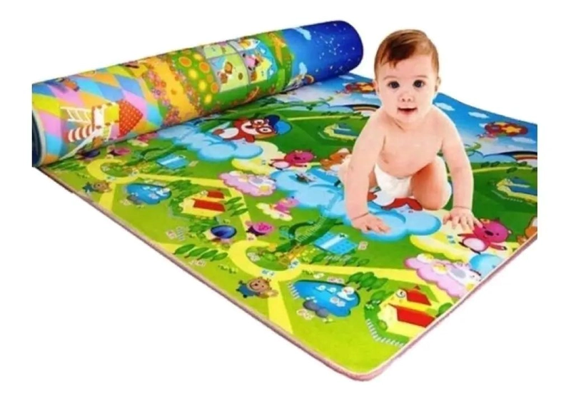 ALFOMBRA ANTIGOLPES DOBLE CARA IMPERMEABLE PARA BEBE S 180X150 - 1