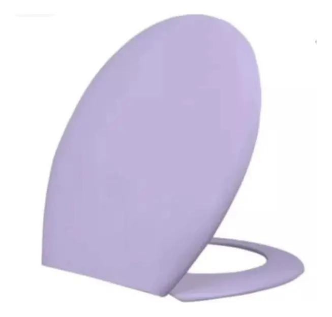 ASIENTO DE INODORO REDONDO 44CM X 36CM PARA BAÑO - 1