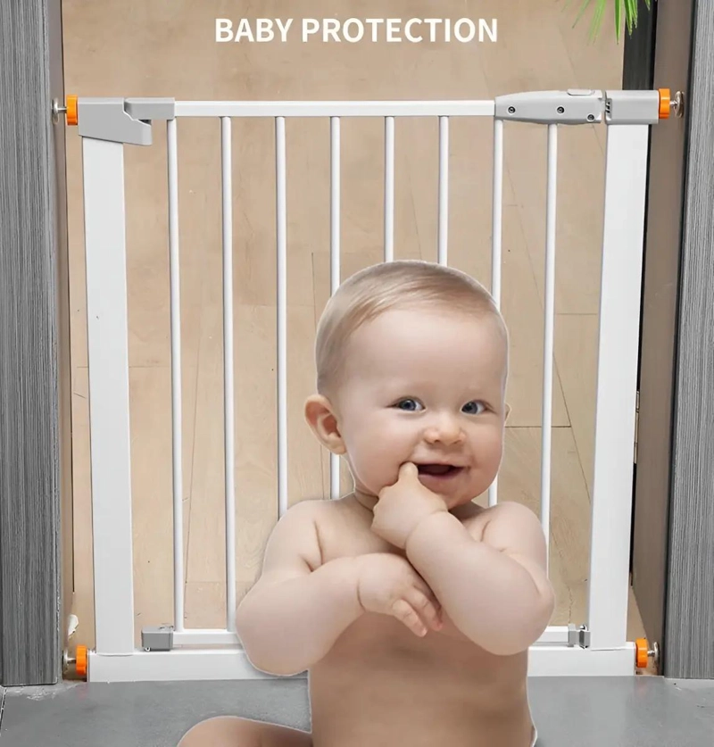 PUERTA DE SEGURIDAD AJUSTABLE PARA BEBE S Y MASCOTAS - 3