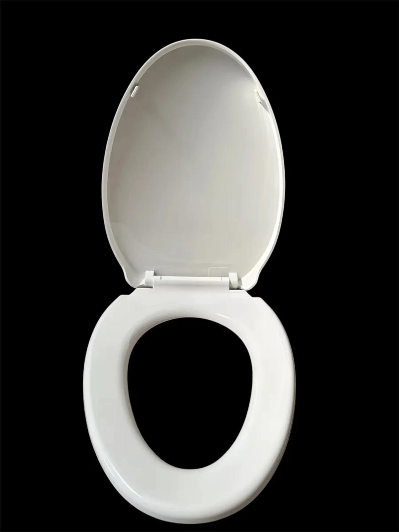 TAPA DE WC PLASTICO OVALADA CON CIERRE SUAVE Y DISEÑO MODERNO - 5