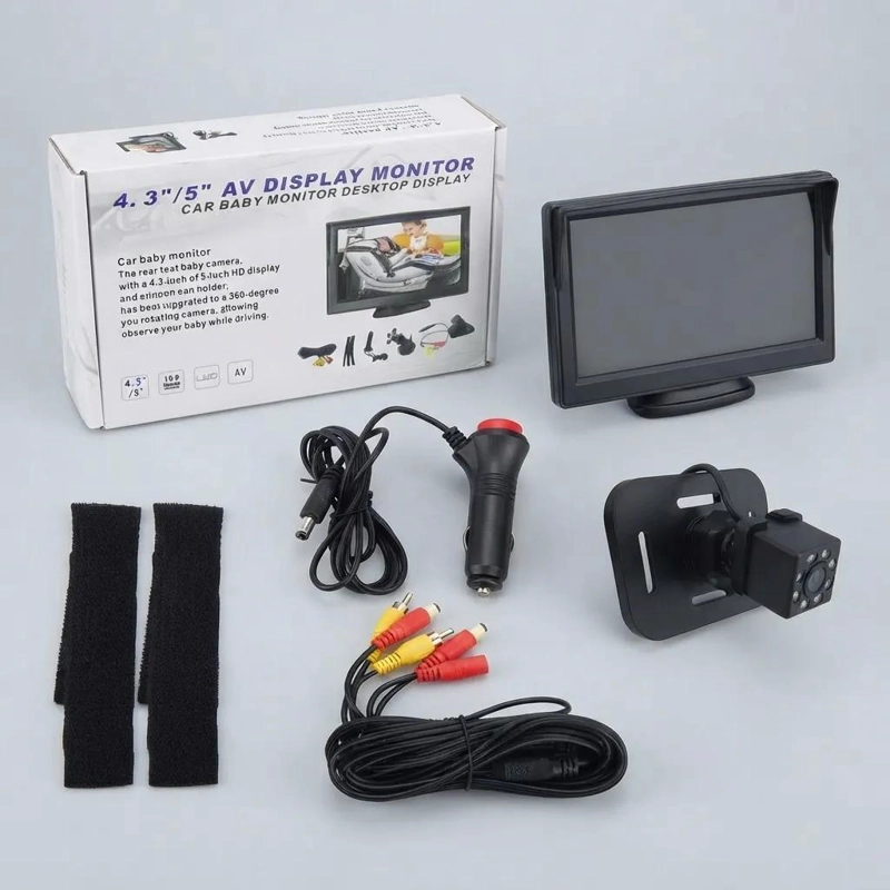 MONITOR DE AUTO 5 PULGADAS CON CAMARA PARA BEBE S - 4