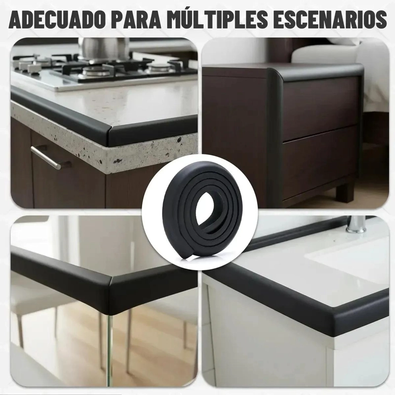 PROTECTOR DE BORDES PARA MUEBLES DE BEBE  ESPUMA NBR 4 METROS - 4
